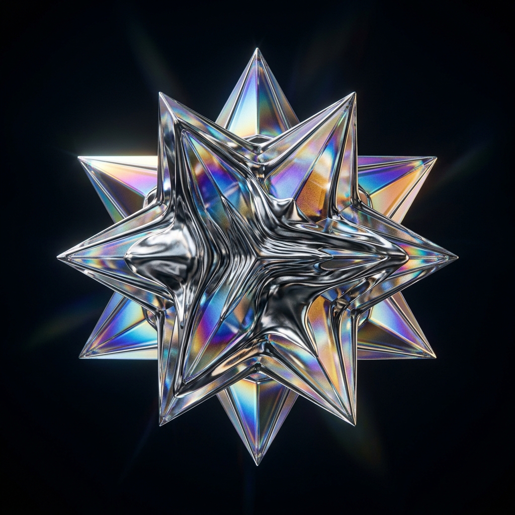 3D abstract star